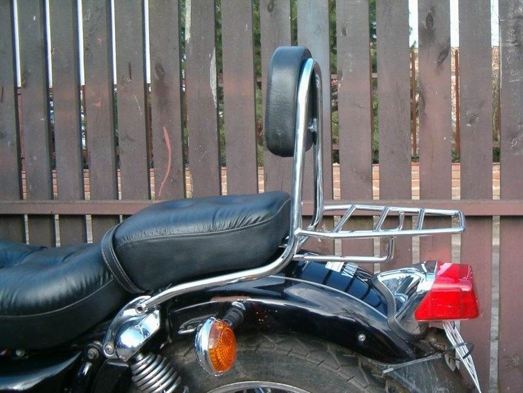 Passenger Backrest With Luggage Rack Yamaha Xv Virago Brands M