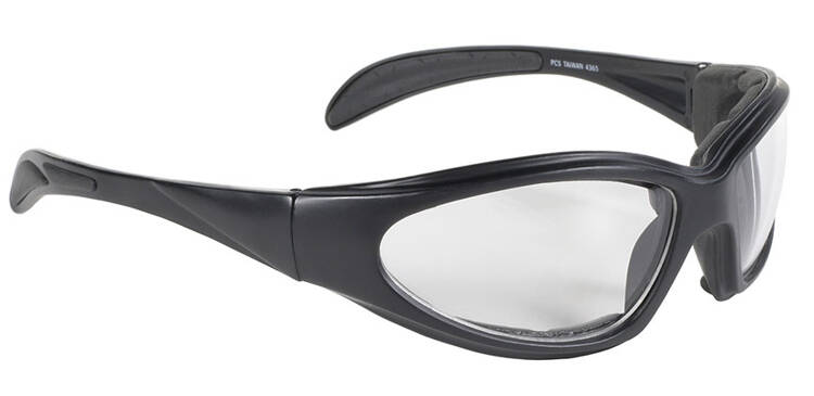 Okulary Motocyklowe Kickstart Chopper Clear Lens Black Frame Sklep