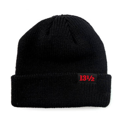 Czapka 13 AND A HALF MAGAZINE Metal Patch Beanie Black