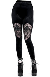 leggings RESTYLE HARNESS, Brands \ R \ RESTYLE Gothic Fashion \ Gothic  Trousers For Her \ Trousers \ Long trousers For Her \ Trousers \ Leggings