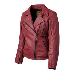 Chaqueta Piel Moto Mujer Roland Sands Design Riot Tobacco