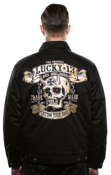 jacket LUCKY 13 BOOZE, BIKES AND BROADS, Brands \ L \ LUCKY 13 Motorcycle  Clothes \ Jackets \ Textile jackets For Him \ Jackets \ Spring and autumn  jackets