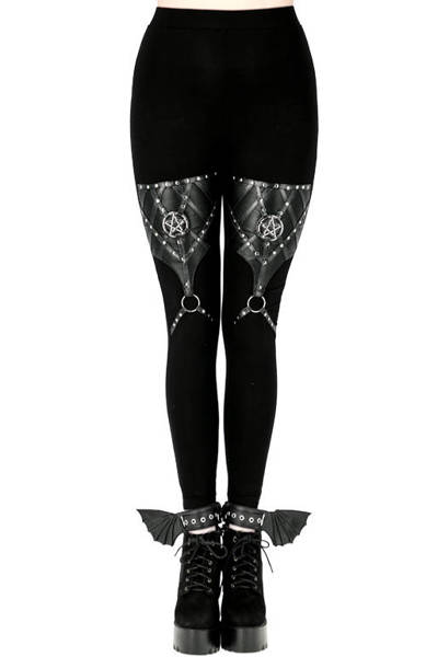 leggings RESTYLE Pentagram Harness | Brands \ R \ RESTYLE Gothic ...