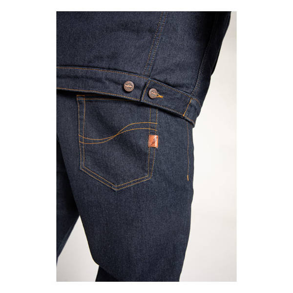 motorcycle trousers JOHN DOE XTM® Pioneer Mono Raw Blue LE