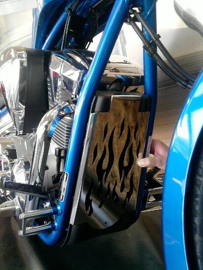 Honda fury store radiator cover