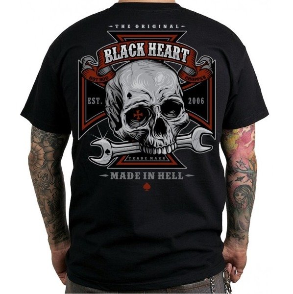 short sleeve T-Shirt BLACK HEART Repairman | Brands \ B \ BLACK HEART ...