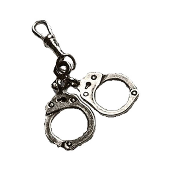 Zipper pull handcuff sale key