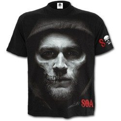 koszulka krótki rękaw Sons Of Anarchy Jax Skull