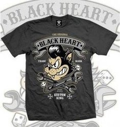 dziecięca koszulka BLACK HEART Kustom King