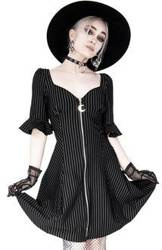 sukienka RESTYLE Pinstripe Sweetheart Dress