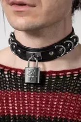 naszyjnik KILLSTAR Lock n' Load Padlock Choker